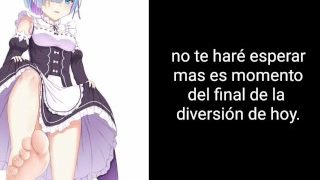 JOI hentai en español REM (re: Zero) HD