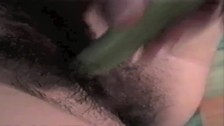 Preciosa latina mexicana traviesa, veggie pussy insertion.